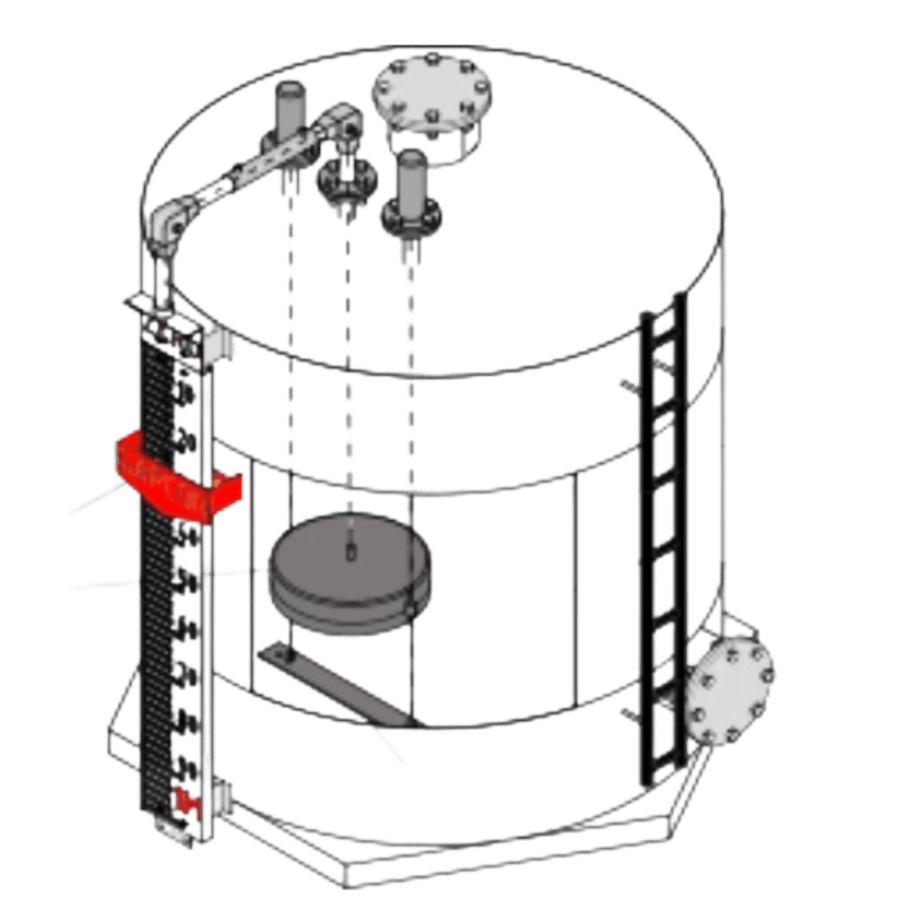 Float and Board Type Level Gauge