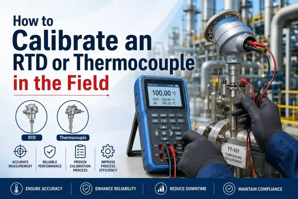 How to Calibrate an RTD or Thermocouple in the Field
