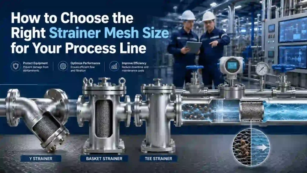 How to Choose the Right Strainer Mesh Size for Your Process Line