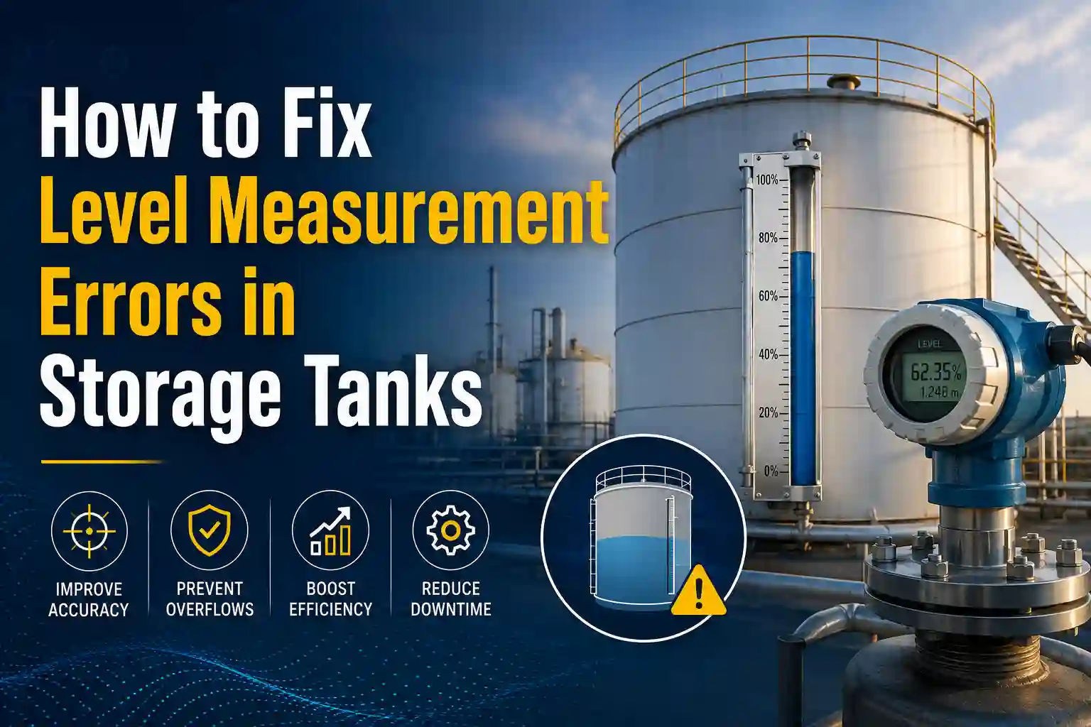 How to Fix Level Measurement Errors in Storage Tanks