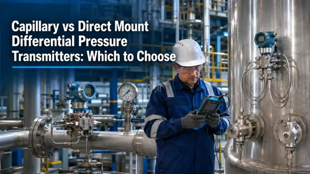 Capillary vs Direct Mount Differential Pressure Transmitters Which to Choose