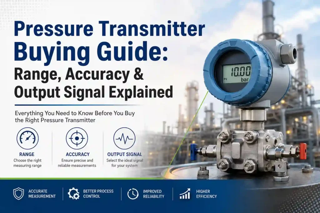 Pressure Transmitter Buying Guide Range, Accuracy & Output Signal Explained