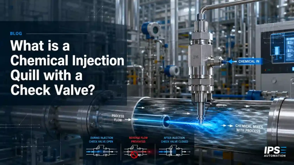 What is a Chemical Injection Quill with a Check Valve?
